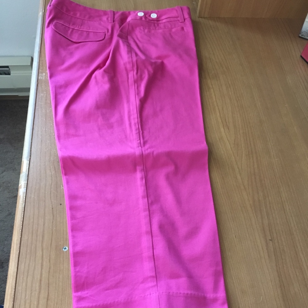 Pink dressy capris